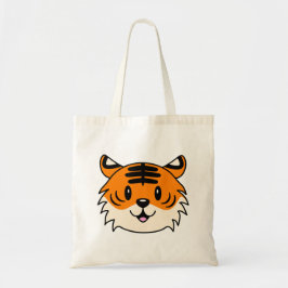Schattigee Lachende Cartoon Tijger Tote Bag