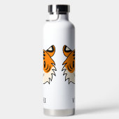 Schattigee Lachende Cartoon Tijger Waterfles (Rechts)