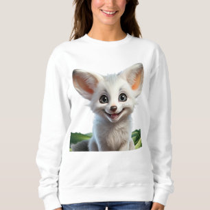 Schattigee lachende fennec fox trui
