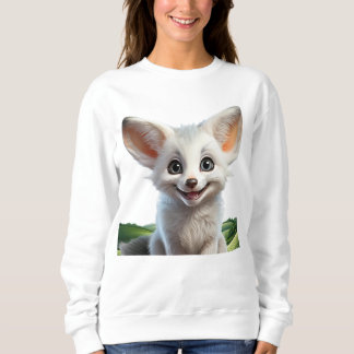 Schattigee lachende fennec fox trui