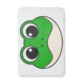 Schattigee lachende kikker badmat (Voorkant Verticaal)