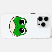 Schattigee lachende kikker Case-Mate iPhone case (Achterkant (horizontaal))