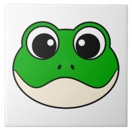 Schattigee lachende kikker tegeltje