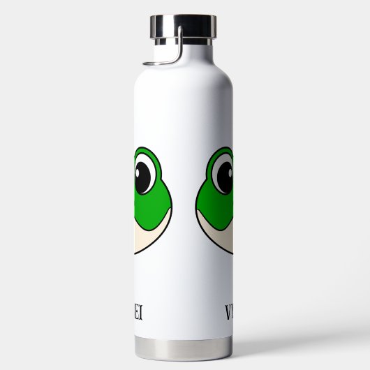 Schattigee lachende kikker waterfles (Rechts)