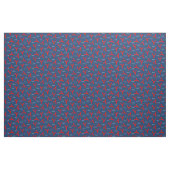 Schattigee Lachende kreeft op Navy Blue Stof (Yard (91,4 cm))