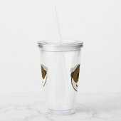 Schattigee lachende otter acryl drinkbeker (Links)