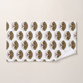 Schattigee lachende otter bad handdoek (Handdoek)