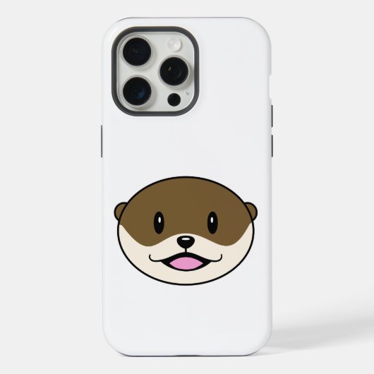Schattigee lachende otter iPhone hoesje (Achterkant)