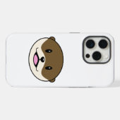 Schattigee lachende otter iPhone hoesje (Achterkant horizontaal)