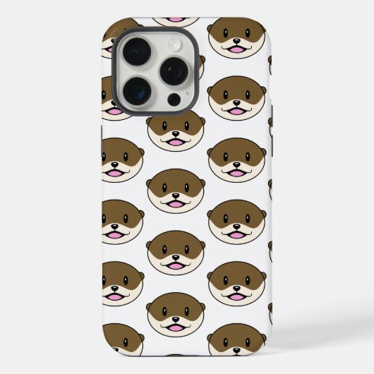 Schattigee lachende otter iPhone hoesje (Achterkant)