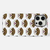 Schattigee lachende otter iPhone hoesje (Achterkant horizontaal)