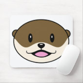 Schattigee lachende otter muismat (Met muis)