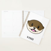 Schattigee lachende otter planner (Display)
