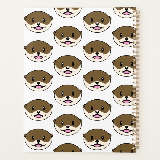 Schattigee lachende otter planner (Achterkant)