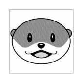 Schattigee lachende otter rubberstempel (Afrduk)