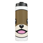 Schattigee lachende otter thermosbeker (Voorkant)
