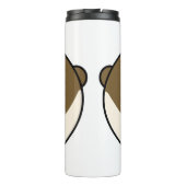 Schattigee lachende otter thermosbeker (Achterkant)