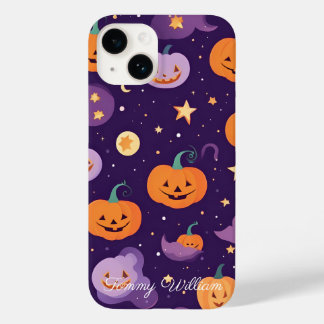 Schattigee lachende pompoenen voor Halloween Case-Mate iPhone 14 Hoesje