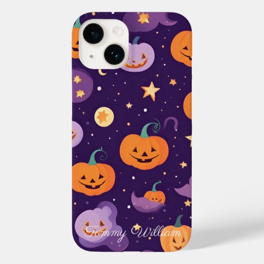 Schattigee lachende pompoenen voor Halloween Case-Mate iPhone Case (Achterkant)