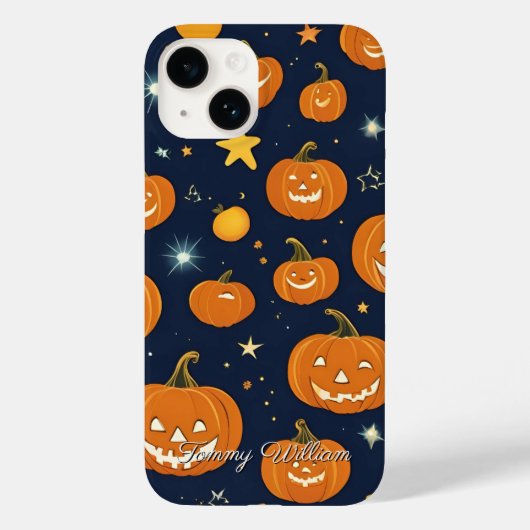 Schattigee lachende pompoenen voor Halloween Case-Mate iPhone Case (Achterkant)