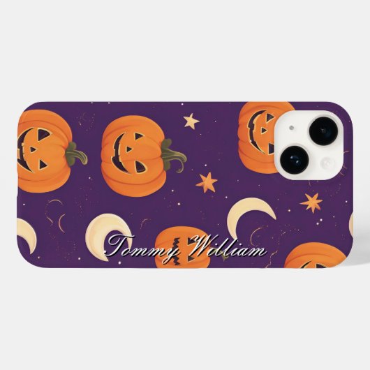 Schattigee lachende pompoenen voor Halloween Case-Mate iPhone Case (Achterkant (horizontaal))