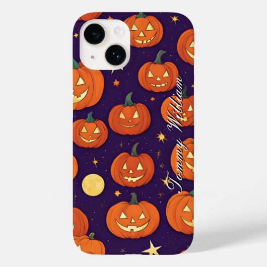Schattigee lachende pompoenen voor Halloween Case-Mate iPhone Case (Achterkant)