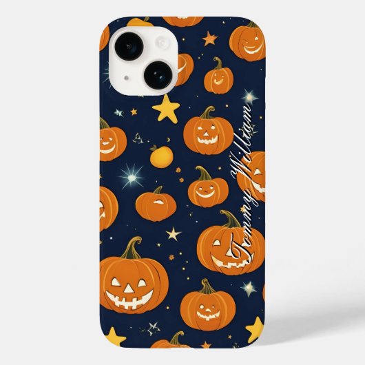 Schattigee lachende pompoenen voor Halloween Case-Mate iPhone Case (Achterkant)