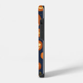 Schattigee lachende pompoenen voor Halloween iPhone Hoesje (Linkerkant)