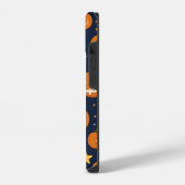 Schattigee lachende pompoenen voor Halloween iPhone Hoesje (Linkerkant)