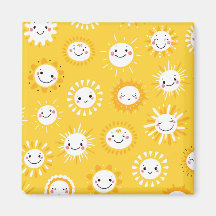 Schattigee lachende zon cartoon kunst