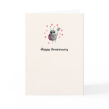 Schattigee Ladybird Ladybug Jubileum kaart