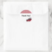 SCHATTIGEE LadyBug Dank u Sticker (Tas)