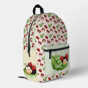Schattigee LadyBug Pattern Kinder Rugzak