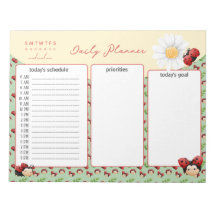 Schattigee LadyBugs Kinder Dagelijkse Planner Noti