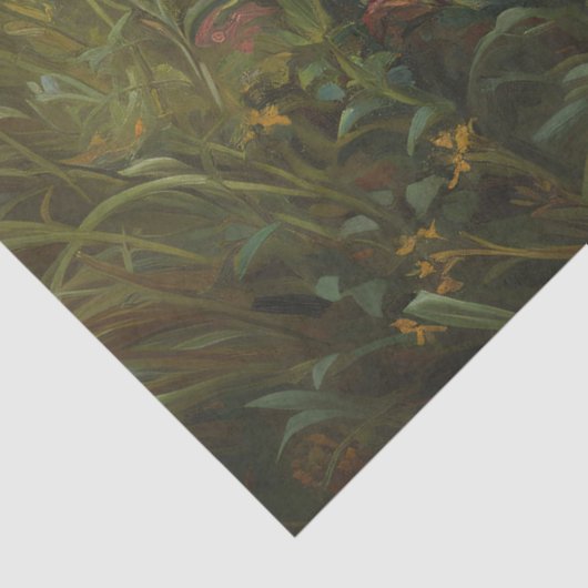 Schattigee Lam en Vlinder Art Decoupage Tissuepapier (Detail)