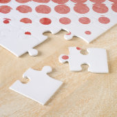 Schattigee lama met glastekening legpuzzel (Zijkant)