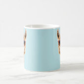 Schattigee lama met zonnebril op koffiemok (Center)