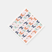 Schattigee lama papieren servetten (Hoek)