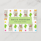 Schattigee lama's, Kinder Play Center, Activity Ce Visitekaartje (Voorkant)