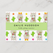 Schattigee lama's, Kinder Play Center, Activity Ce Visitekaartje (Voorkant)