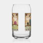 Schattigee Land haan stijging glans boerderij Blikvorm Glas (Rechts)