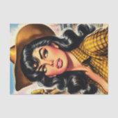 Schattigee  land Pin-up Tissuepapier (Voorkant)