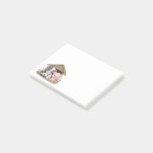 Schattigee landbouwhuisdieren Koe van varkens Post-it® Notes (Schuin)