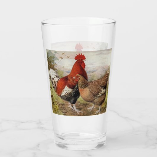 Schattigee  landhaan bril glas (Achterkant)