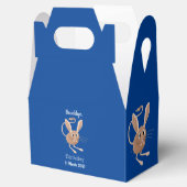 Schattigee lange oren jerboa cartoon illustratie bedankdoosjes (Geopend)