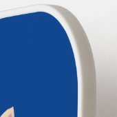 Schattigee lange oren jerboa cartoon illustratie pickleball paddle (Links Detail)