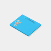 Schattigee lange oren jerboa cartoon illustratie post-it® notes (Schuin)