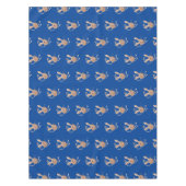 Schattigee lange oren jerboa cartoon illustratie tafelkleed (Voorkant)