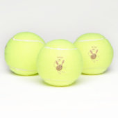 Schattigee lange oren jerboa cartoon illustratie tennisballen (Multi)