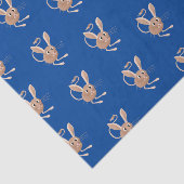 Schattigee lange oren jerboa cartoon illustratie tissuepapier (Detail)